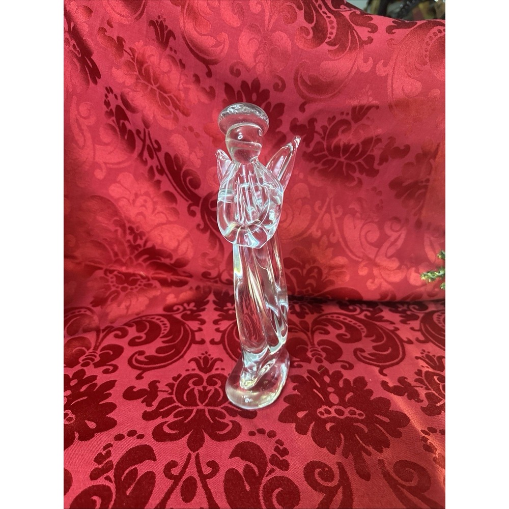Crystal Angel Figurine 9-3/4"Clear Silvestri